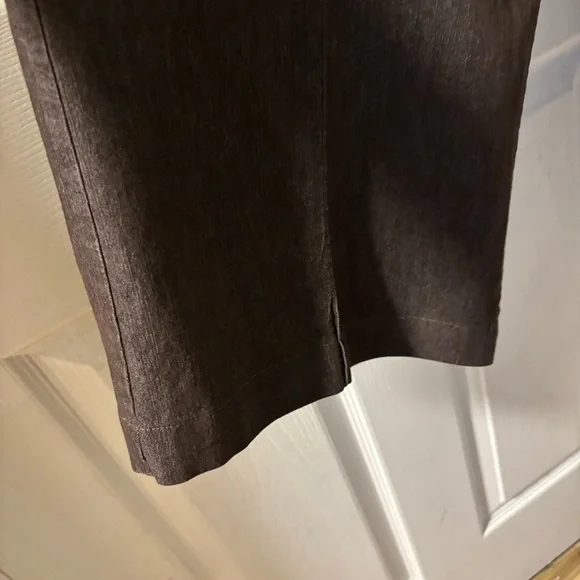 Y2K New Directions Wide Leg Flare  Brown Denim Jeans Size 14 - Picture 6 of 10